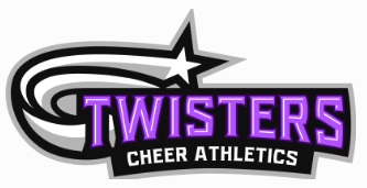 Kitchener Novice White Gold Sponsor ~ Twisters Cheer Athletics