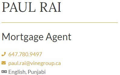 Paul Rai Mortgage Agent