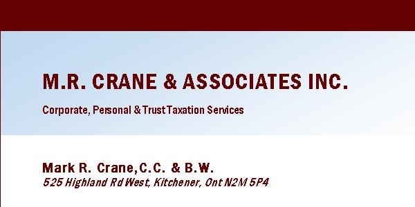 M.R. Crane & Associates Inc