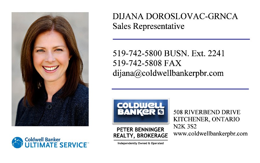 Dijana Doroslovac-Grnca, Sales Representative, Coldwell Banker Reality, Brokerage